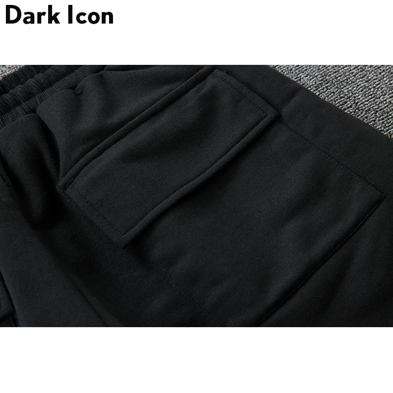 Темные значки разблокировки края эластичный пояс пустые шорты мужские 2017 Лето