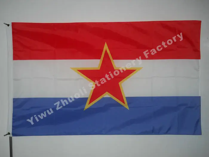 

SR Croatia Flag 150X90cm (3x5FT) 120g 100D Polyester