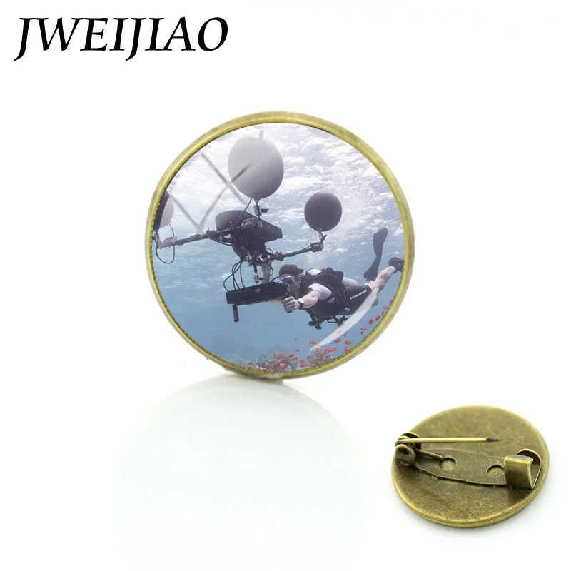 Броши JWEIJIAO документальный фильм Синяя планета большая океанская живая вещь