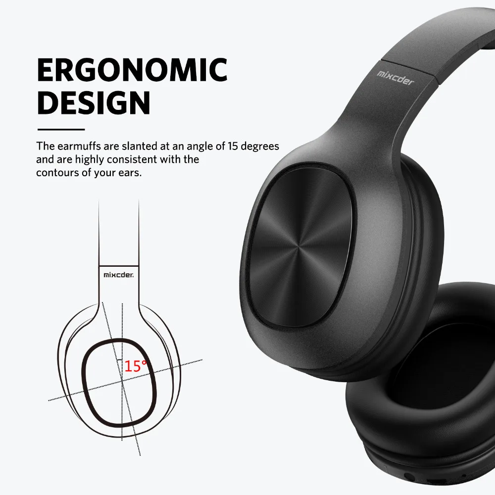 Mixcder hd901 беспроводная гарнитура плавающие Bluetooth наушники с микрофоном TF карта