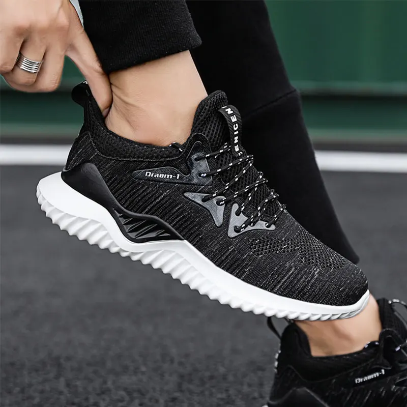 SUROM/весенние мужские кроссовки Дышащие удобные для бега Новинка 2019 года Модная