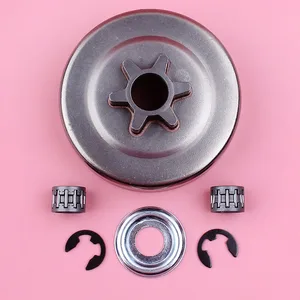 38 6T сцепление барабан игольчатый подшипник Звездочка шайба e-зажим комплект для Stihl MS180 MS170 018 017 MS250 MS 230 210 025 023 021 бензопила