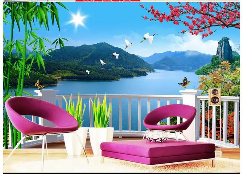 Высокое качество горячая распродажа Новые Пользовательские 3d фото обои фрески