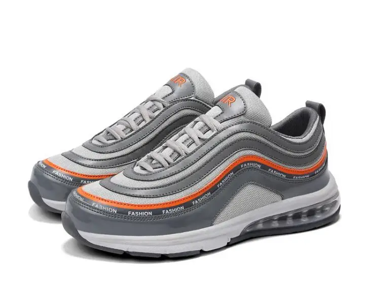 Undefeated x AIR sepatu pria MAX Mesh Breathable 97 UL ✗ SE erkek spor ayakkabi men Sports sneakers Heighten jogging shoes | Обувь