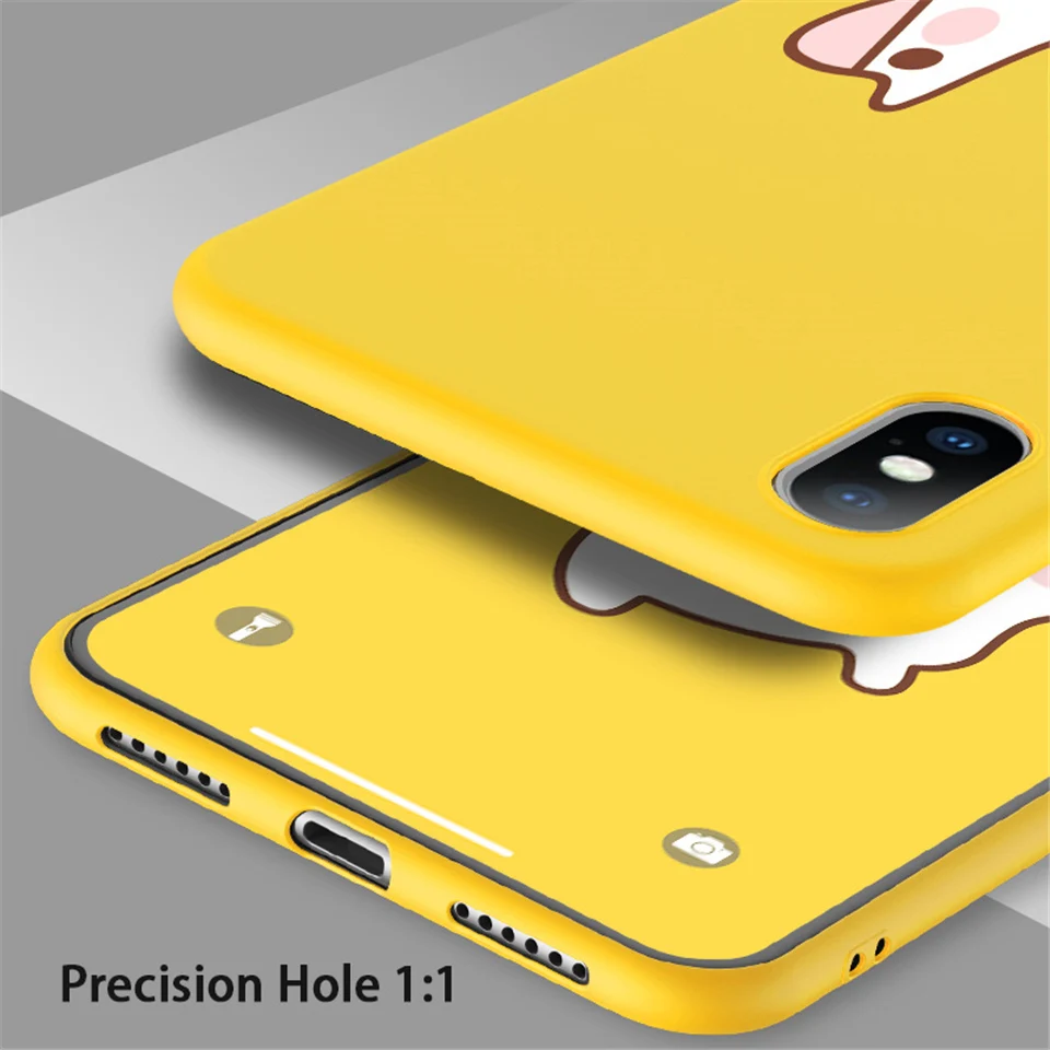 Lovebay чехол для телефона для iPhone 11, 6, 6 S, 7, 8 Plus, X, XR, XS Max, 5, 5S, SE, милый мультяшный убийца, жираф, кот, мягкий ТПУ для iPhone 11Pro Max