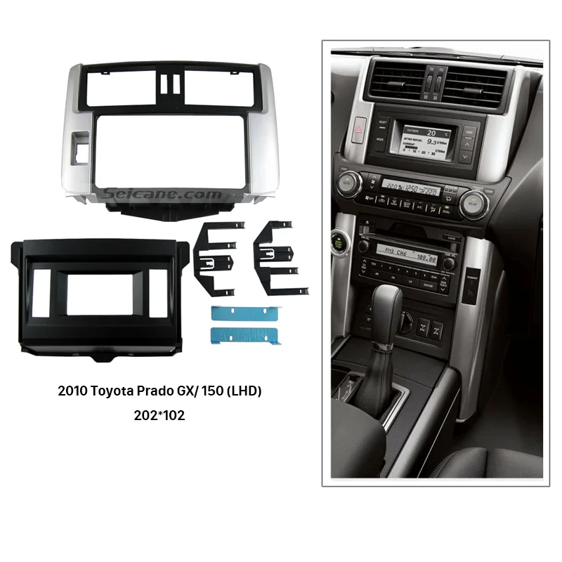 Seicane Лучший 2 Din автомобильный радиоприемник для 2010 Toyota Prado GX 150 LHD стерео установка