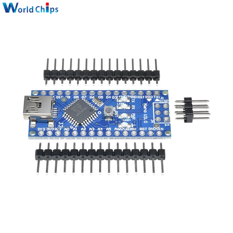 Микроконтроллер atmega328 Mini USB Nano 3 0 5 В 16 м плата модуль для Arduino NANO 328P FT232 с Pins|usb