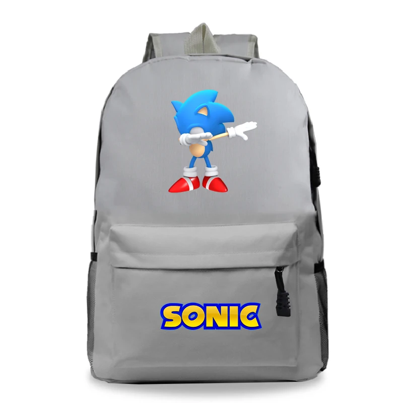 Sonic рюкзак, школьные сумки, модный шаблон, для студентов, для мальчиков и девочек, рюкзак для мужчин и женщин, рюкзак для ноутбука