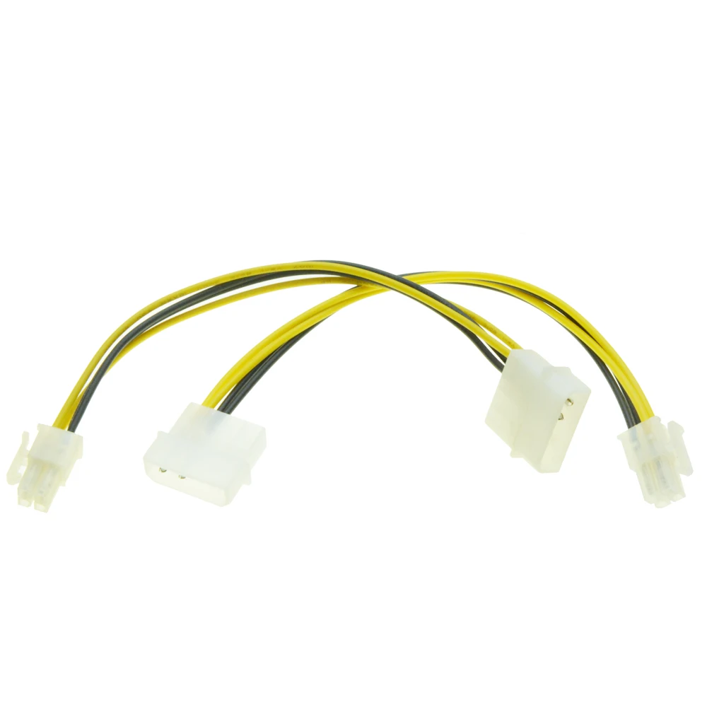 4 контактный блок питания для ЦП на IDE порт удлинитель кабель настольного