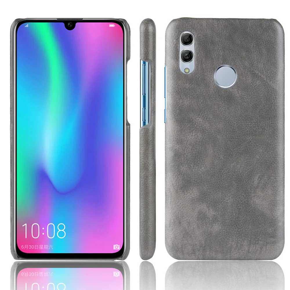 Новый чехол для Huawei Honor 10 Lite ретро искусственная кожа с рисунком Litchi
