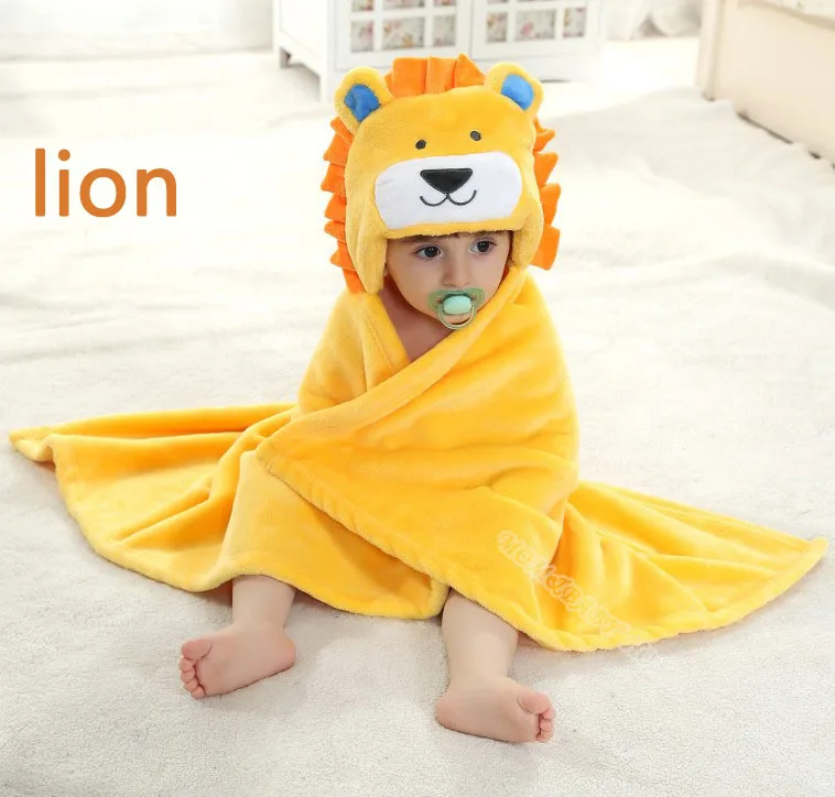 Лидер продаж мягкий милый банный халат с рисунком для малышей детские полотенца