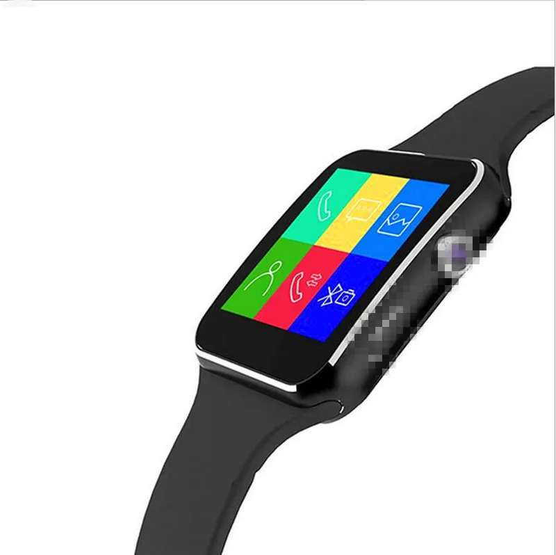 696 Bluetooth Смарт часы X6 Спорт Шагомер smartwatch с Камера Поддержка sim карты WhatsApp Facebook для