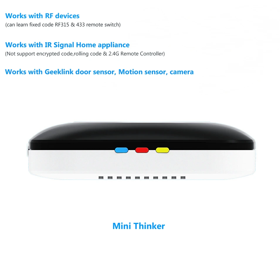 Универсальный пульт дистанционного управления Geeklink мини Thinker Wi Fi + IR RF центр