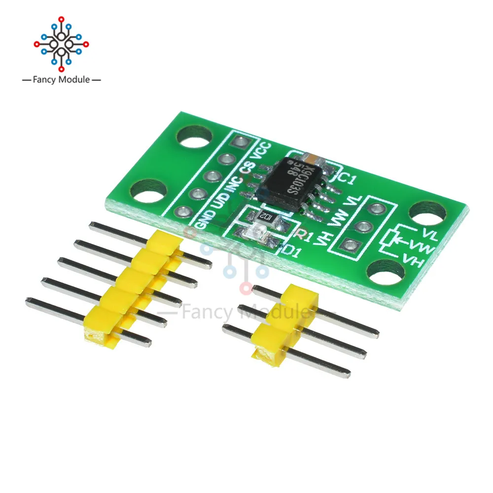 Цифровой потенциометр X9C103S плата модуль DC3V 5V для Arduino| |