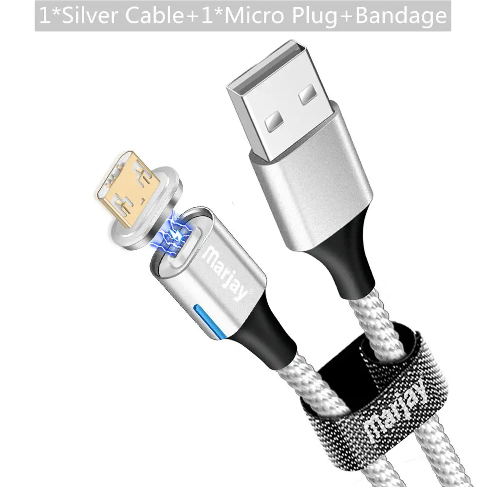 Marjay 3A Магнитный кабель для быстрой зарядки Micro usb type-C кабель для iPhone XR XS samsung S9 S10 Xiaomi huawei USB-C кабель для зарядного устройства