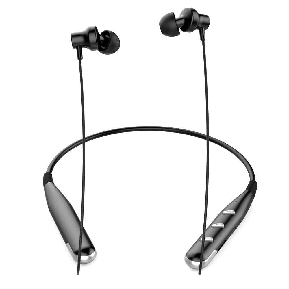 Спортивные Bluetooth наушники Шейная гарнитура 5 0 бас водонепроницаемые встроенный