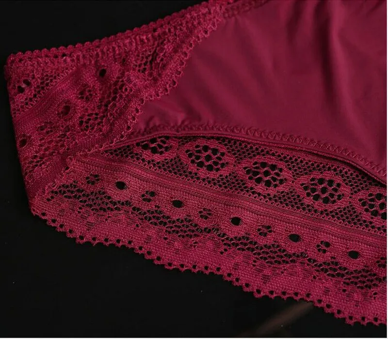 New Arrival Women's Sexy Lace Panties Seamless Panty For Female Brand Design Briefs Thong Underwear M L Size UN70027+35
