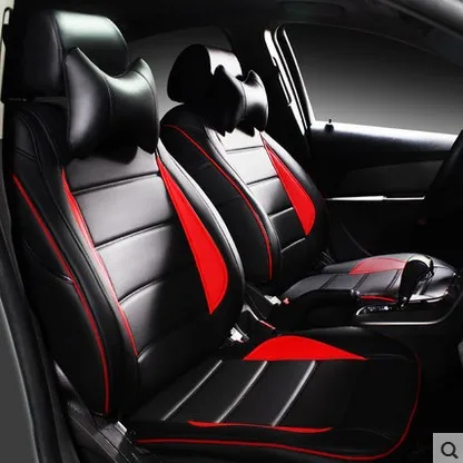 Подгоняйте чехлы для автомобильных сидений кожаные Mazda 3/6 Peugeot 207 301 307 408 2008 3008 508 Lifan