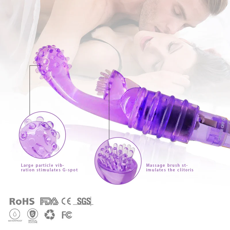 Acmeros G Spot стимулирует av вибрировать палочка страпон с вибратором мягкий