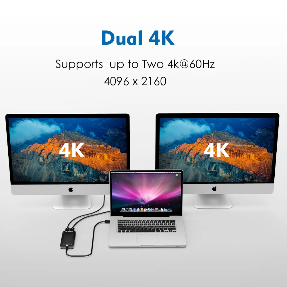 Адаптер Thunderbolt 3 двойной HDMI-адаптер для дисплея разветвитель usb type-C концентратор 40