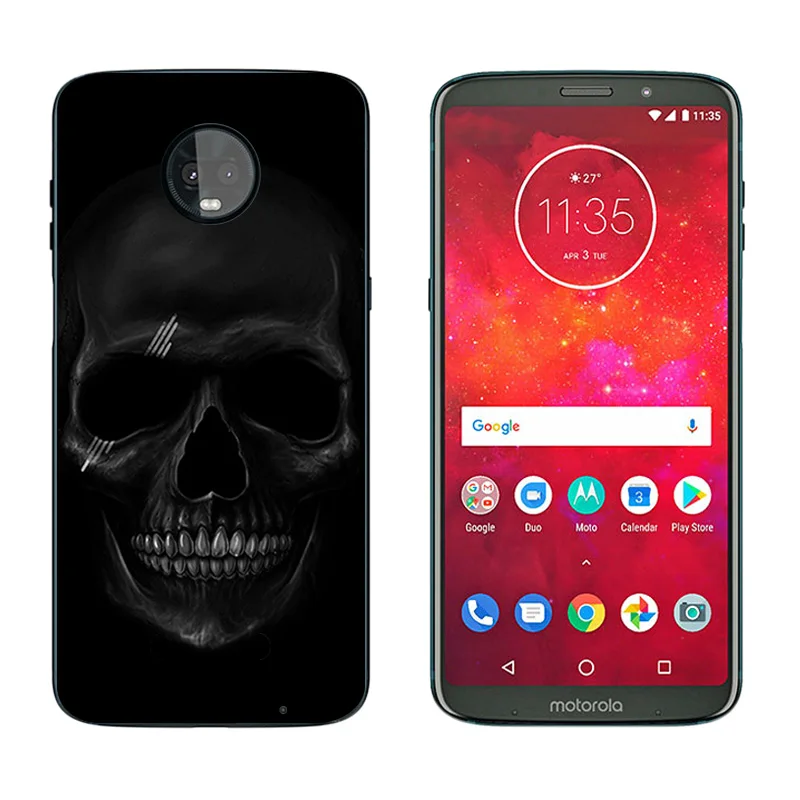 Piano Printing Phone Case for Moto Z3 Play 2018 Soft TPU Clear Back Cover 6.01 inch Motorola Coque |