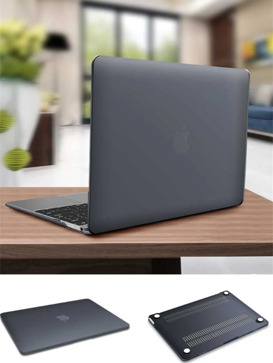 Чехол для ноутбука Sanmubaba для Macbook Air Pro retina 11 12 13 15 дюймов с сенсорной панелью для mac book 13,3 15,4 Кристальный/матовый жесткий чехол