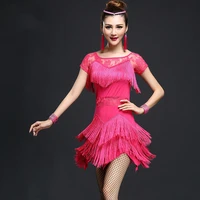 new style latin dance costume tassel dress costume adult female latin tango dance practice stage performance