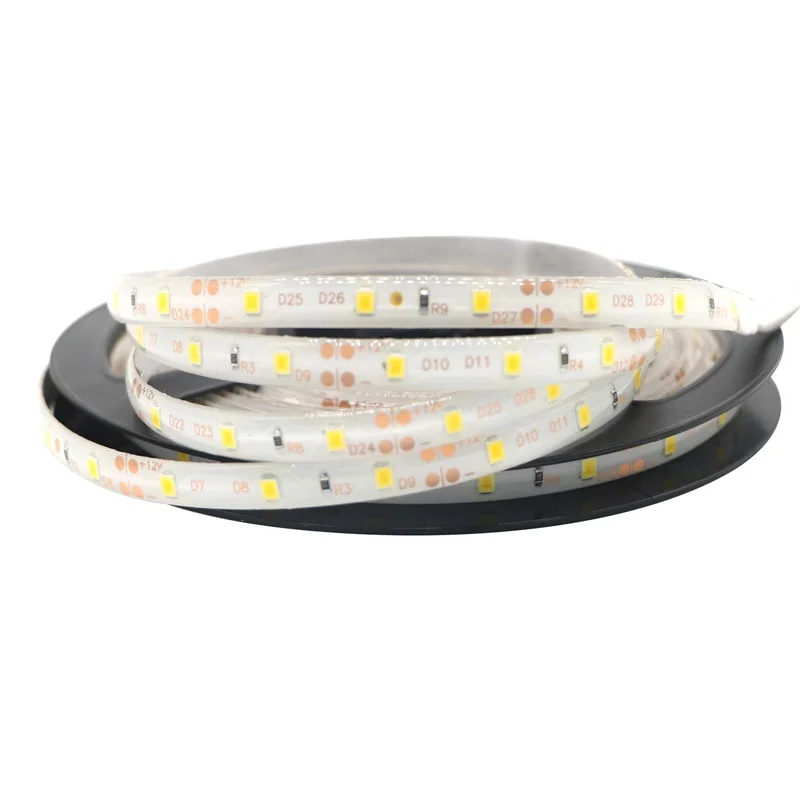 Светодиодная лента DC 12V 2835 SMD 5 м/лот 60 светодиодов/M IP20 IP65 водонепроницаемый теплый
