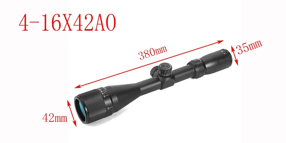Тактический DIANA 4-16X42 Riflescope Mil точка сетка оптический прицел кольца для SG страйкбол винтовка Воздушный пистолет охотничий прицел