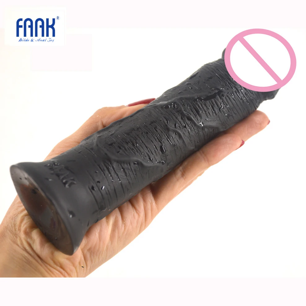 Недорогой фаллоимитатор FAAK 3 цветов Реалистичная искусственный пенис Анальная
