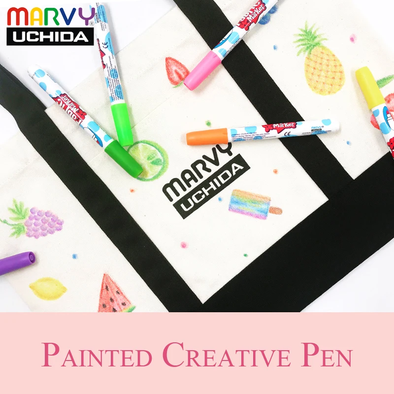 Маркеры для рисования на ткани 30 цветов безопасные и нетоксичные | Канцтовары