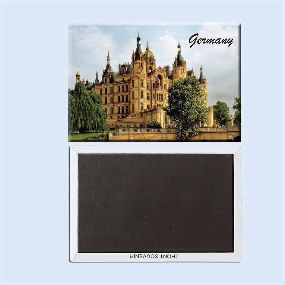 

Germany schwerin castle lake side view 22812 gifts for friends Travel souvenirs Creative refrigerator