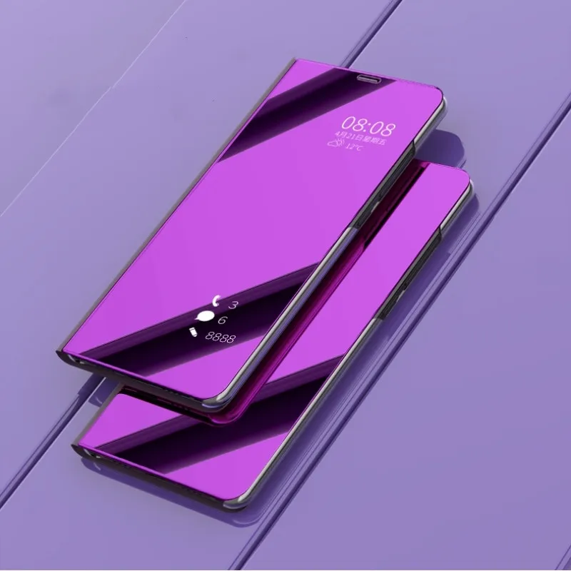 For Huawei Nova 7 Pro Case 360 Clear Leather Mirror Smart View Flip Stand Cover 7i SE Nova7 Shockproof Fundas Coques | Мобильные