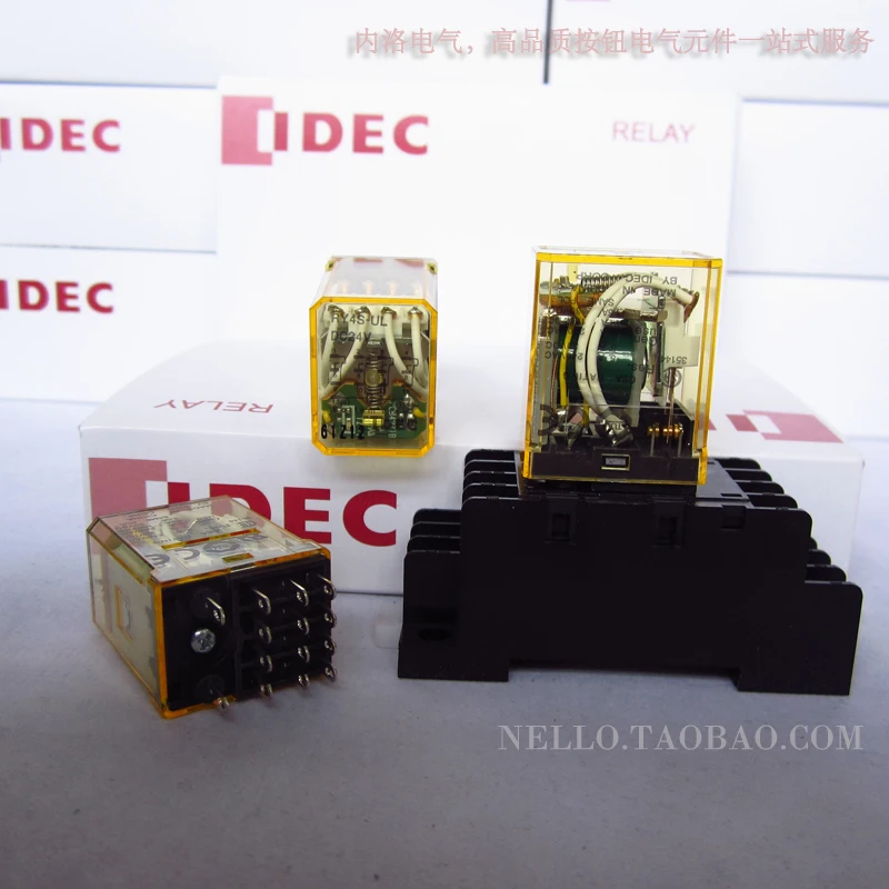 

[SA] Японские и весенние реле IDEC RY4S-UL DC24V тип индикатора 5A 14 футов 4a4b-10 шт./лот