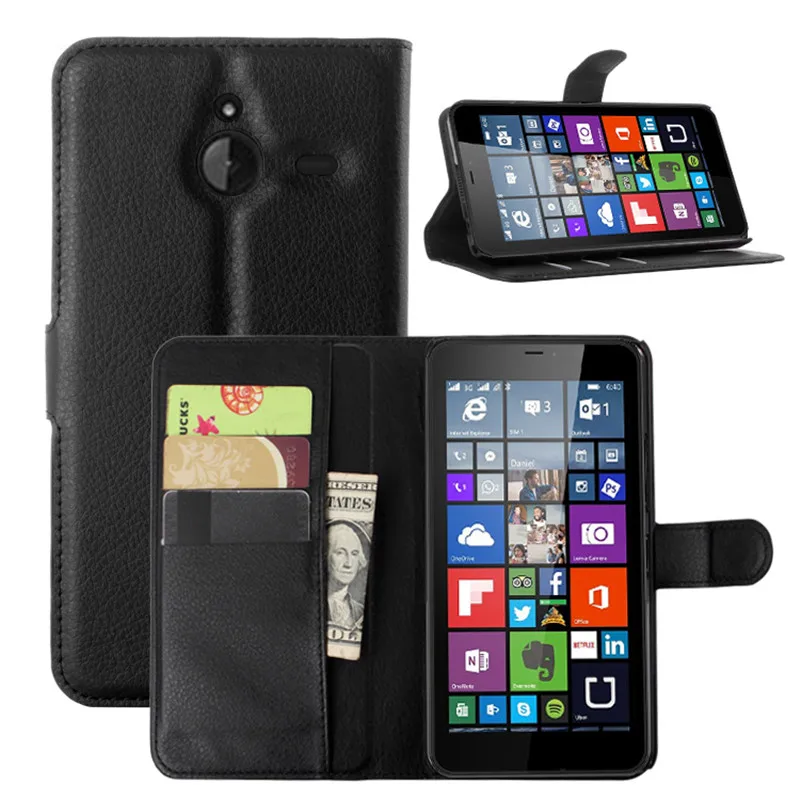 Кожаный чехол-книжка для Nokia Microsoft Lumia 640 XL 640XL LTE Dual 5 7 &quot задняя крышка корпус
