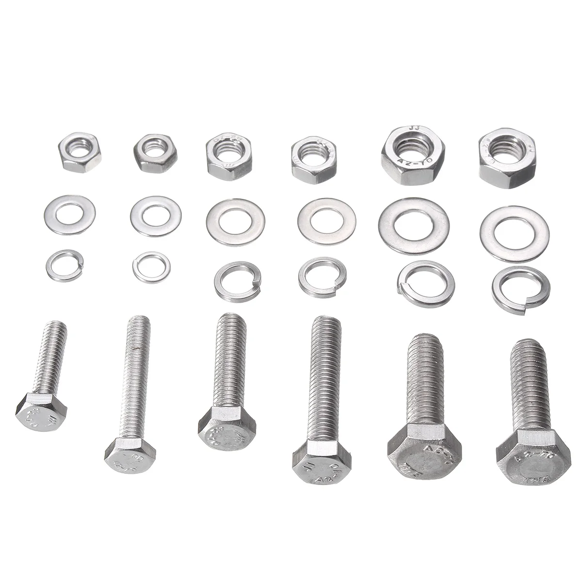 Высокое качество 475 шт. метрические шайбы гайки и болты комплект винты с жестким