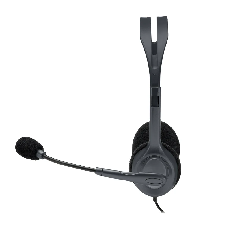 Стереогарнитура Logitech H111 с наушниками несколькими устройствами 3 5 мм для почти
