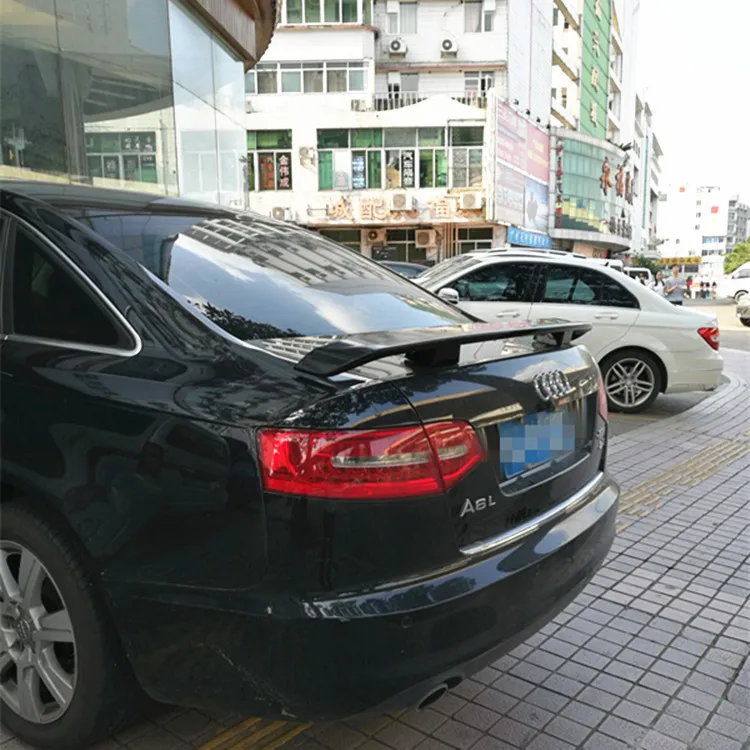 Для Audi A6 спойлер 2008-2017 ABS Материал заднего крыла первоклассника Цвет AUDI A6L задний