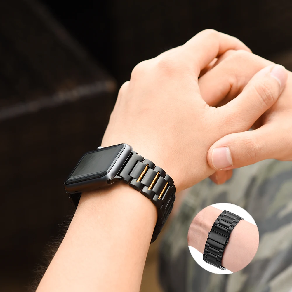 Ремешок для часов HOCO из нержавеющей стали apple Watch 42 мм сменный ремешок iwatch serise 2 3 4 5