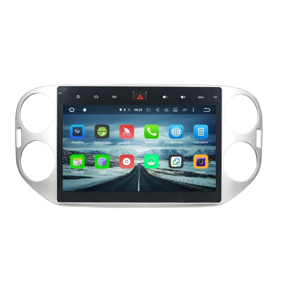 Android6.0 10 1 &quotВосьмиядерный автомобильный Радио dvd плеер для Volkswagen Tiguan 2013 2014 2015 с 2G