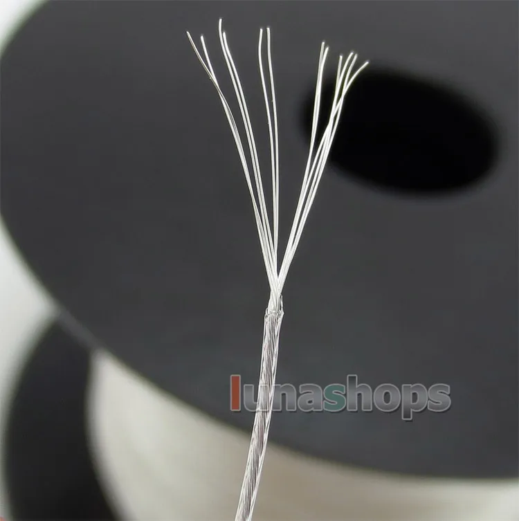 LN004490 5 м 27AWG Acrolink чистое серебро 99.9% Проволочный Кабель 14/0.1mm2 диаметр: 0 65 мм для DIY |