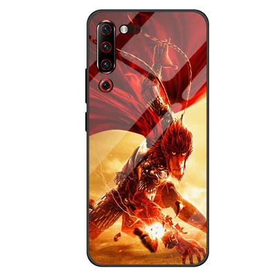 Розовый Чехол из закаленного стекла для lenovo Z6 Pro, силиконовая Мягкая задняя крышка для lenovo Z 6 Pro, чехол для телефона с мультяшным рисунком s L78051 - Цвет: Розовый