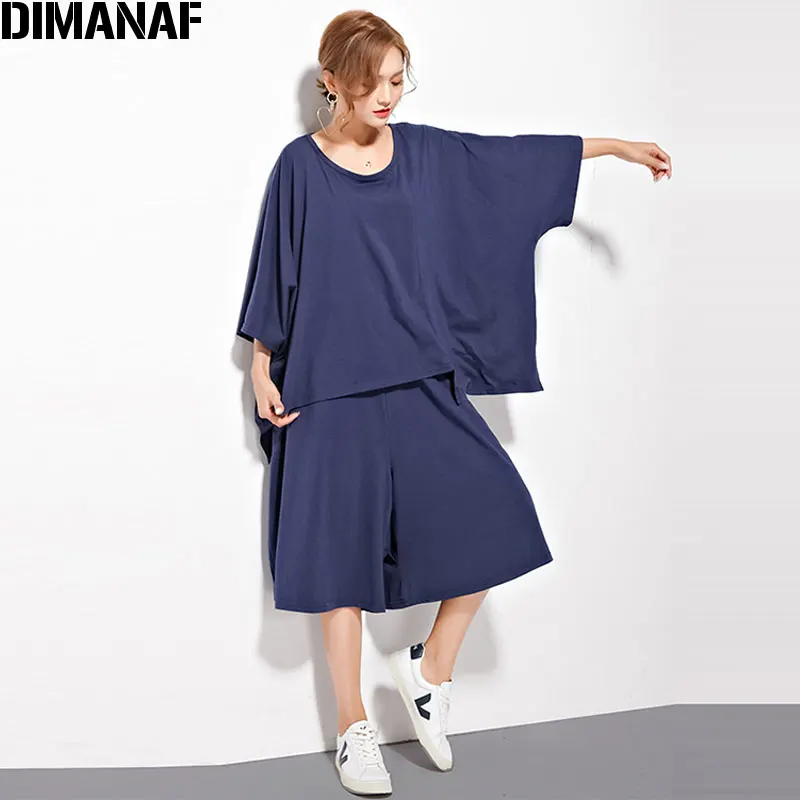 Футболка DIMANAF женская летняя хлопковая с крыльями летучей мыши|women t-shirt|women t-shirt