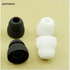 100 шт., сменные двухслойные силиконовые наушники-вкладыши, наушники, гарнитура, наушники, вкладыши, амбушюры, размер M