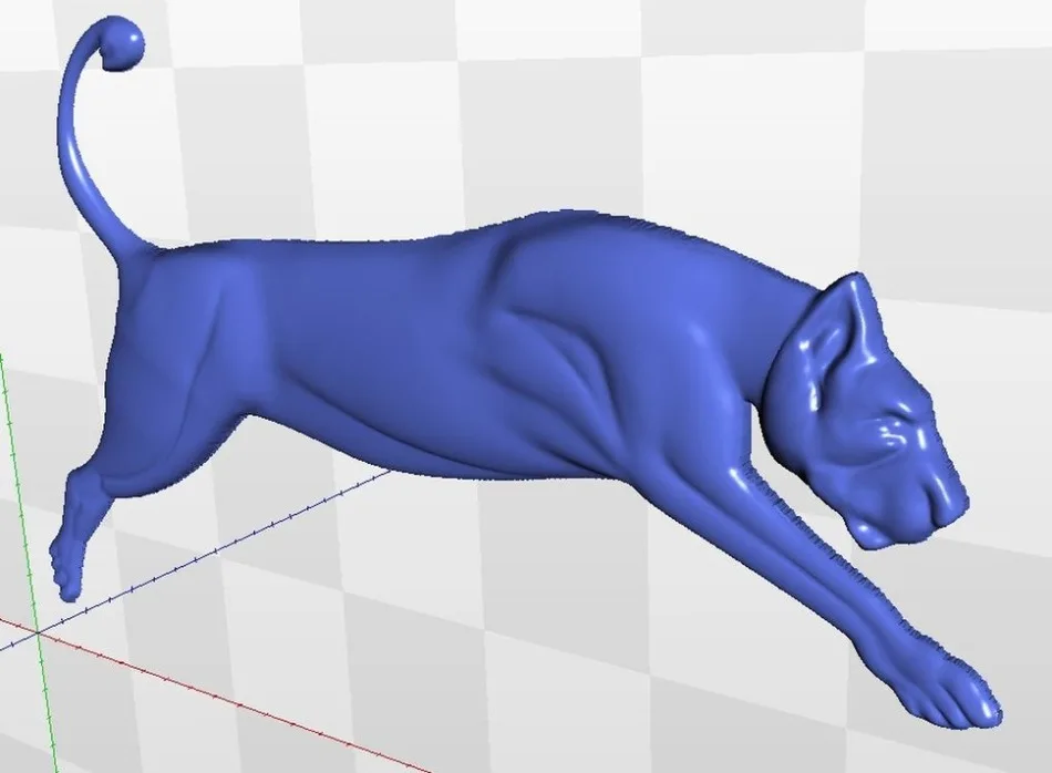 

Модель для ЧПУ в STL puma file 3d