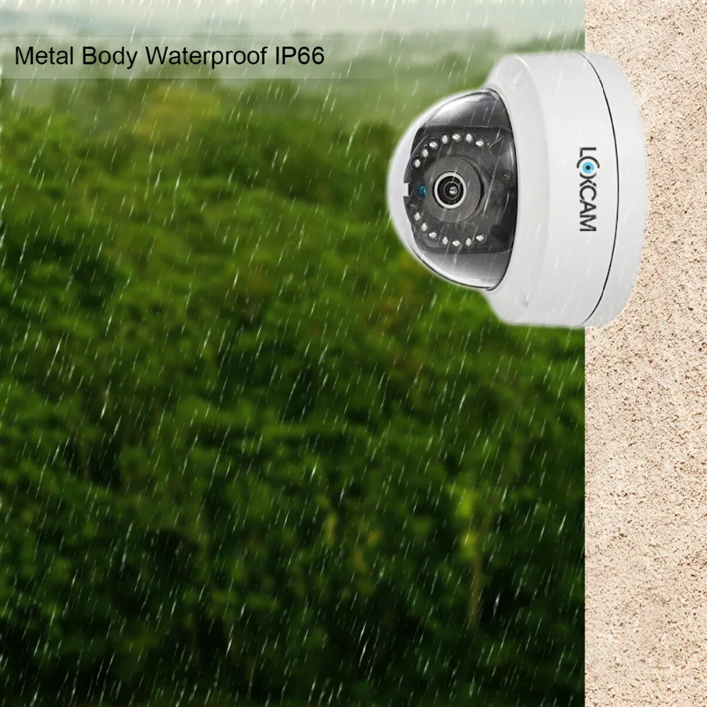 H.265 8CH 4MP CCTV POE система NVR @ 25fps 1920P 2MP IP66 в/на открытом воздухе Водонепроницаемый IP