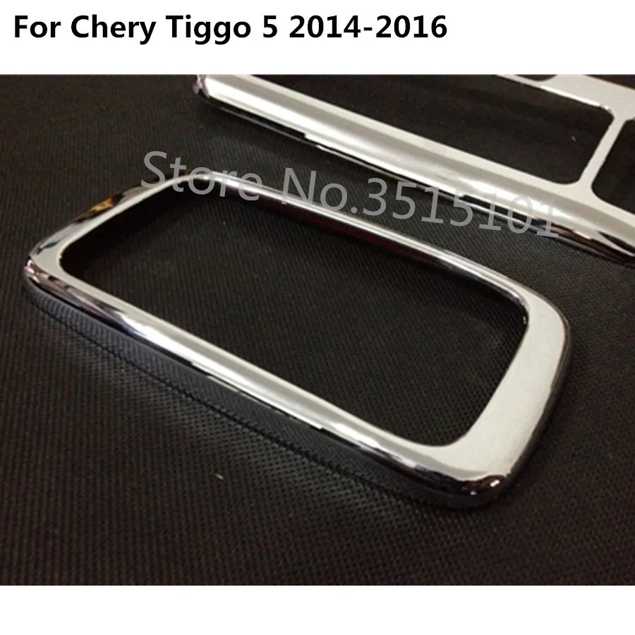 2 шт. для Chery Tiggo 5 Tiggo5 ABS хромированный передний и задний переключатель чтения