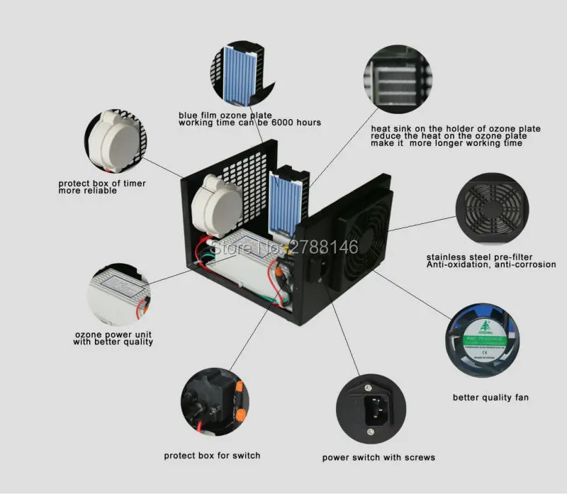 HIHAP 3 5G генератор озона очиститель воздуха|generator direct|purifier ozonegenerator fuel |