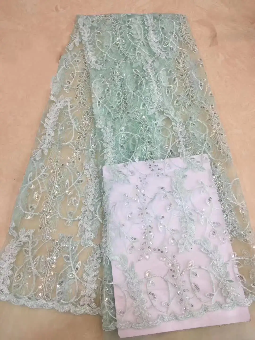 Последние \ Высокое качество Африканский тюль кружевной ткани 2019 лук Цвет