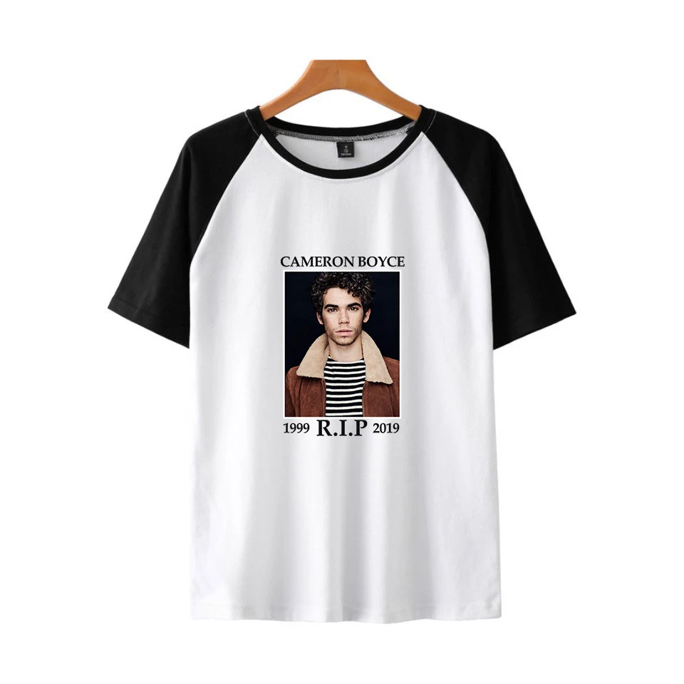 Коллекция 2019 года модная футболка с принтом Cameron Boyce популярная Повседневная